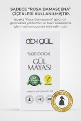 Ab-ı Gül | %100 Saf Gül Mayası 100 ML | Eşsiz Rosa Damascena Güllerinden
