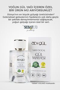 Ab-ı Gül | %100 Saf Gül Mayası 100 ML | Eşsiz Rosa Damascena Güllerinden