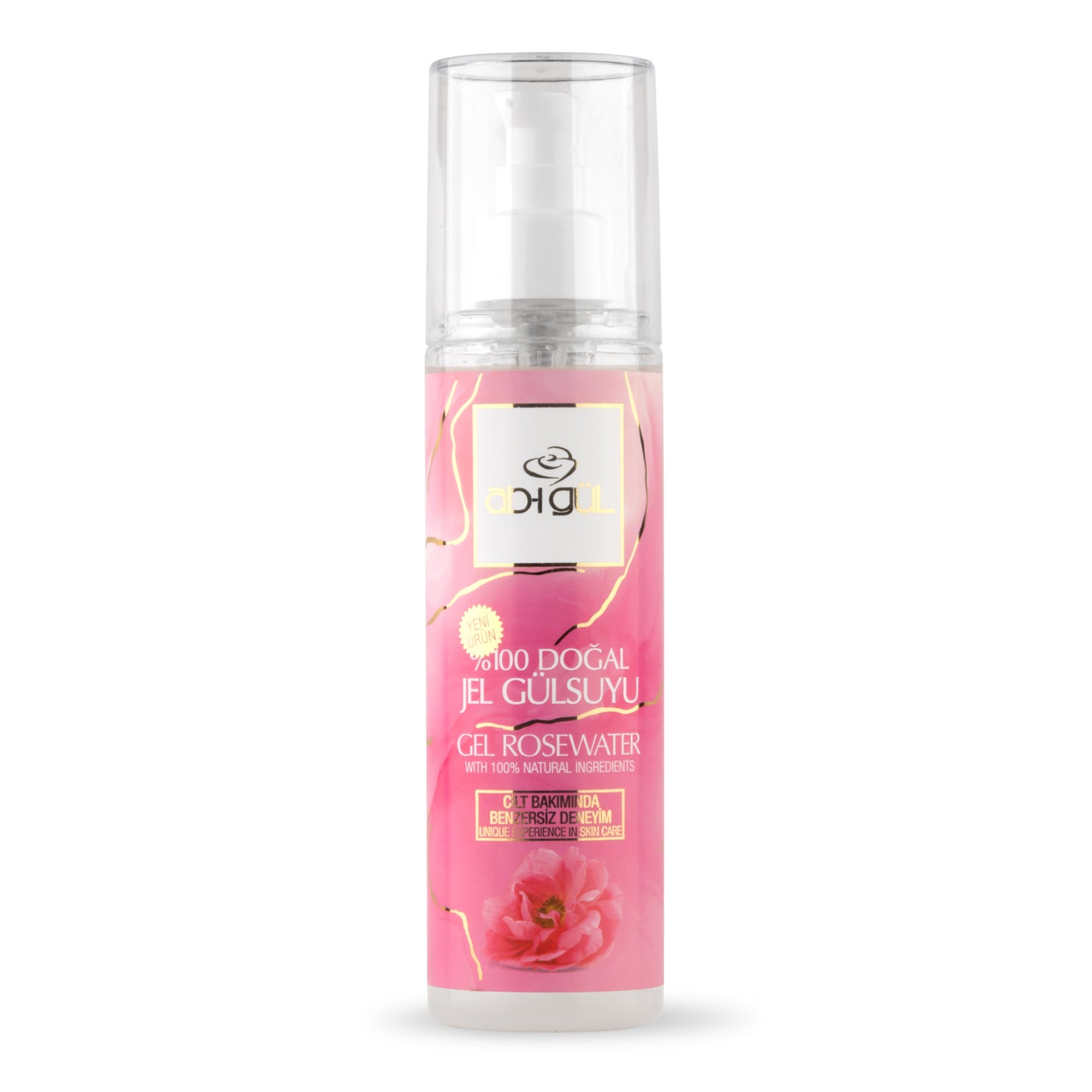 %100 Doğal Jel Gül Suyu 200 ML | Rosa Damascena Gül Suyu Jel Form