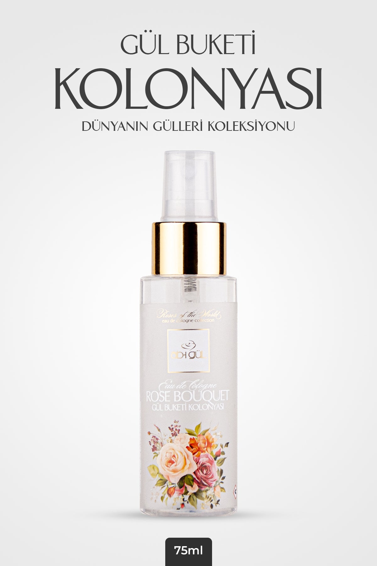 Gül Buketi Kolonyası 75 ML Sprey | Rose Bouquet Eau De Cologne - World of Roses