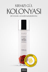 Kırmızı Gül Kolonyası 120 ML Geleneksel Dökme | Velvet Rose Eau De Cologne - World of Roses