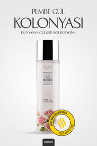 Pembe Gül Kolonyası 120 ML Geleneksel Dökme | Powder Rose Eau De Cologne - World of Roses