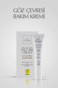 AB-I GÜL GÖZ ÇEVRESİ BAKIM KREMİ 15ml | Hyalüronik Asit ve Deniz Yosunu Özlü Nemlendirici Göz Altı Kremi, Vegan