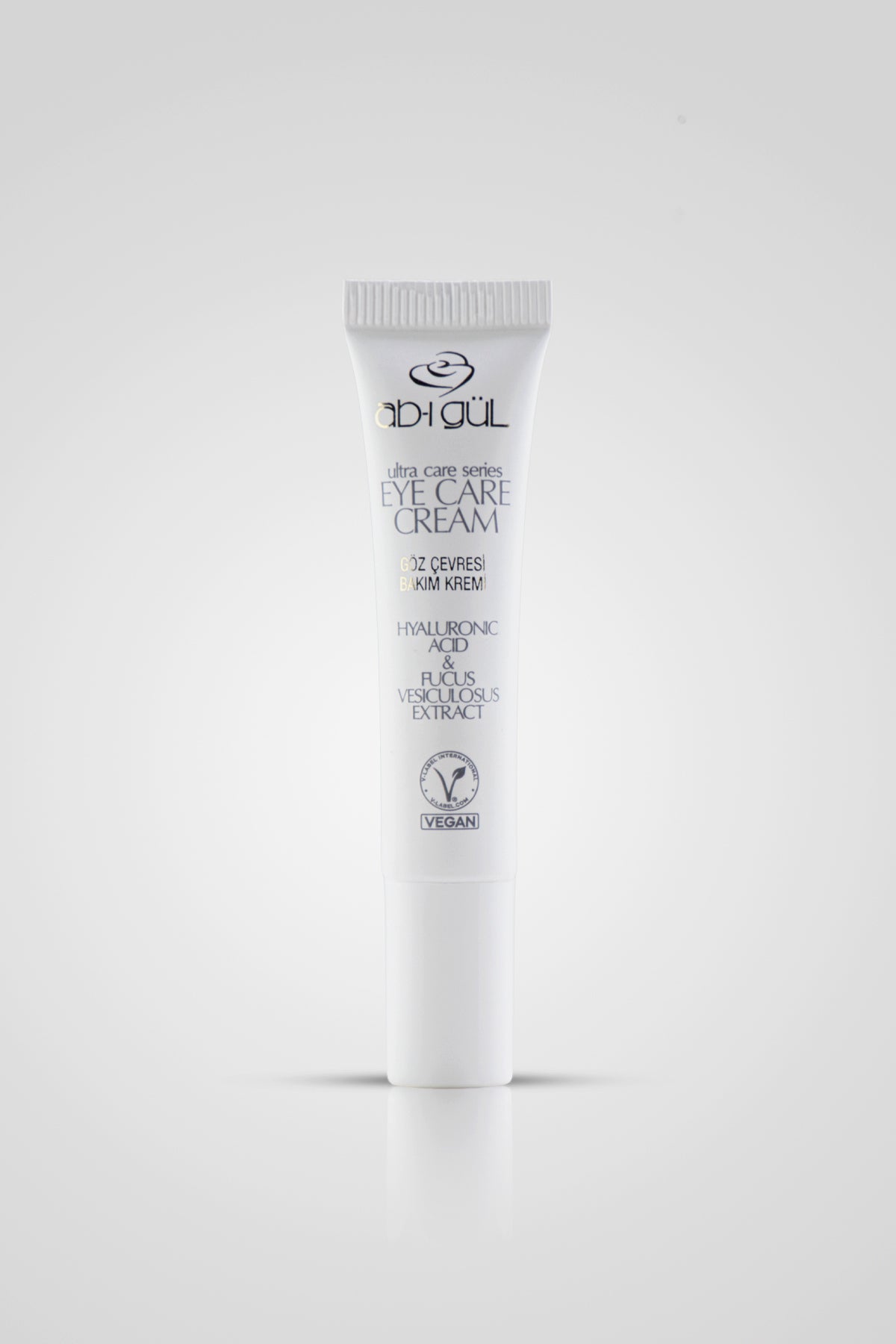 AB-I GÜL GÖZ ÇEVRESİ BAKIM KREMİ 15ml | Hyalüronik Asit ve Deniz Yosunu Özlü Nemlendirici Göz Altı Kremi, Vegan