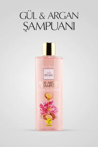 Ab-ı Gül Gül & Argan Şampuanı – Sık Yıkanan Saçlar İçin Vegan Bakım 400ml