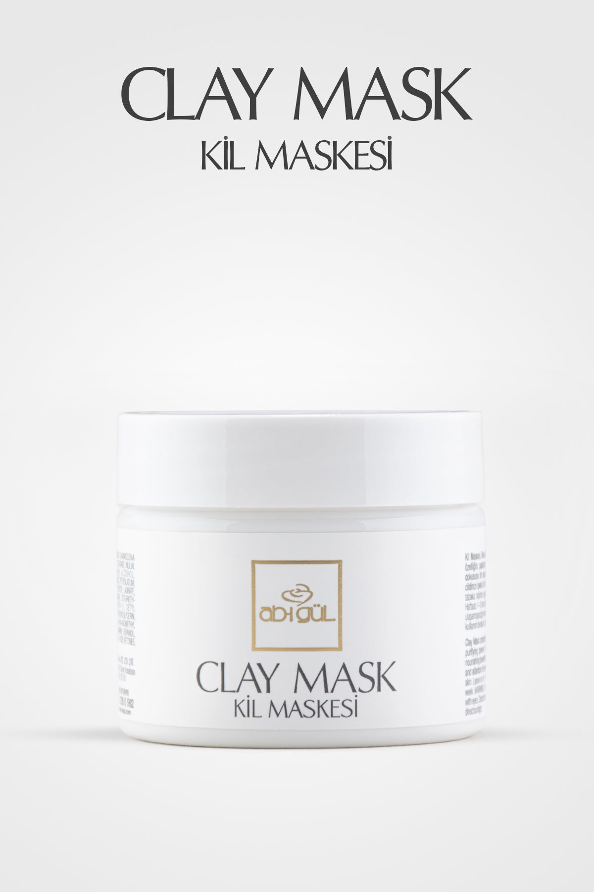 İPEKSİ DOKUNUŞLU AB-I GÜL KİL MASKESİ | CLAY MASK 100ml